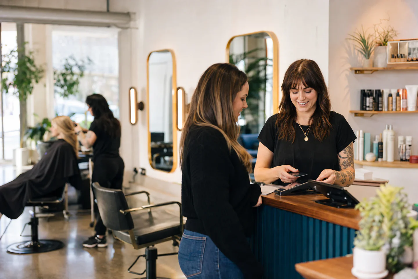 Beauty Salons and Spas team using Sidekick during a real working day
