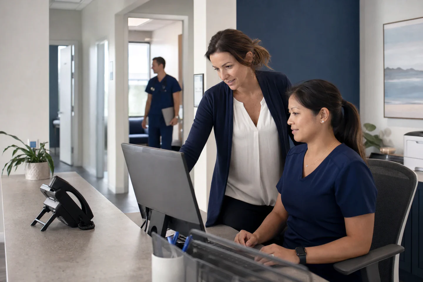 Dental Clinics team using Sidekick during a real working day