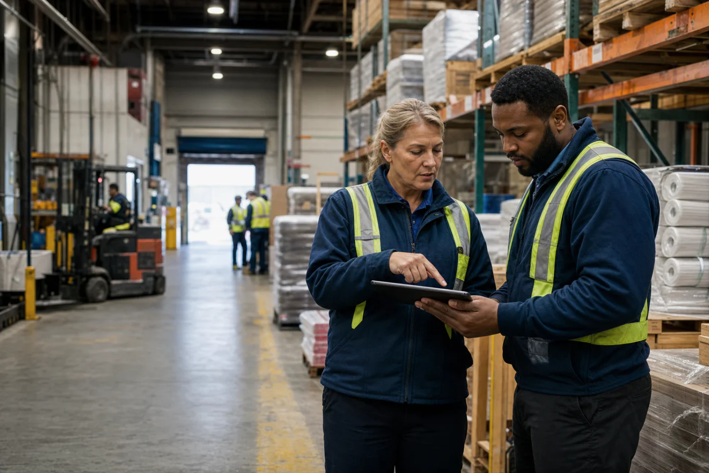 Logistics and Transportation team using Sidekick during a real working day