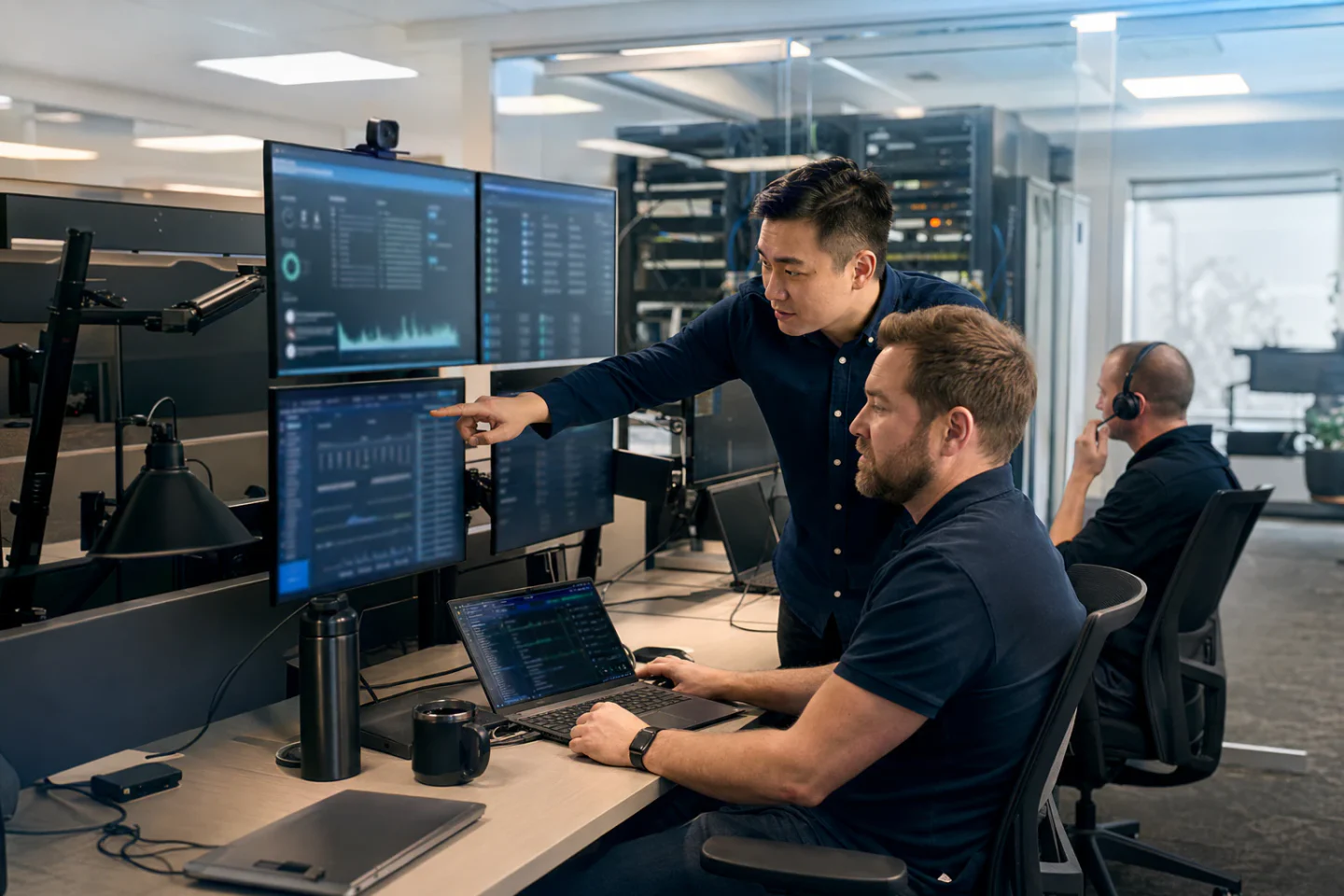 Managed Service Providers team using Sidekick during a real working day