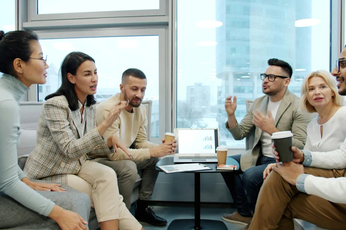Staffing and Recruiting team using Sidekick during a real working day